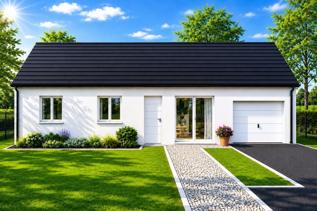 3 chambres – 93 m² + garage 15 m²