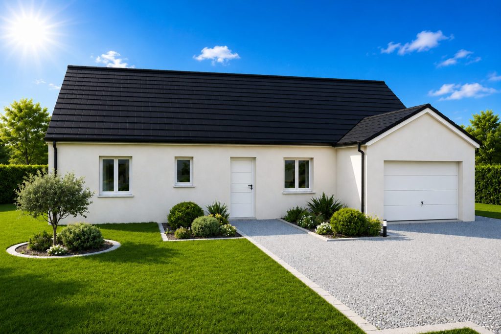 2 chambres – 77 m² + garage de 14 m²