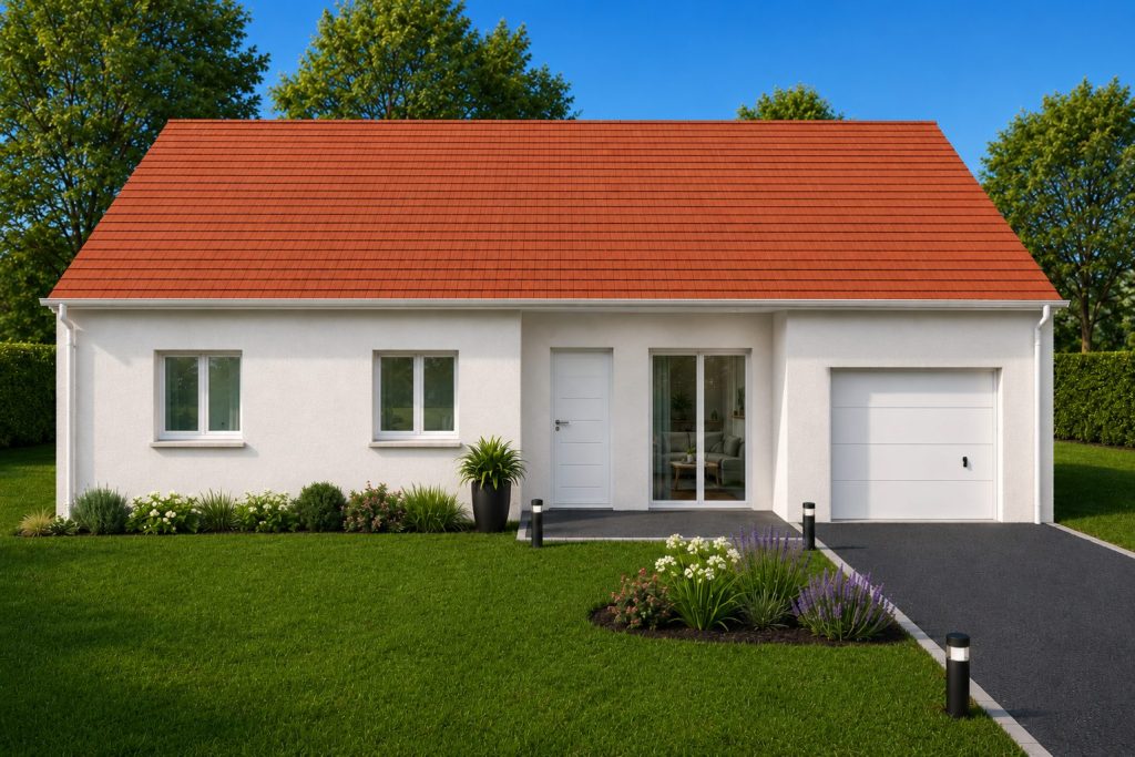 4 chambres  – 117m²+ garage 15m²