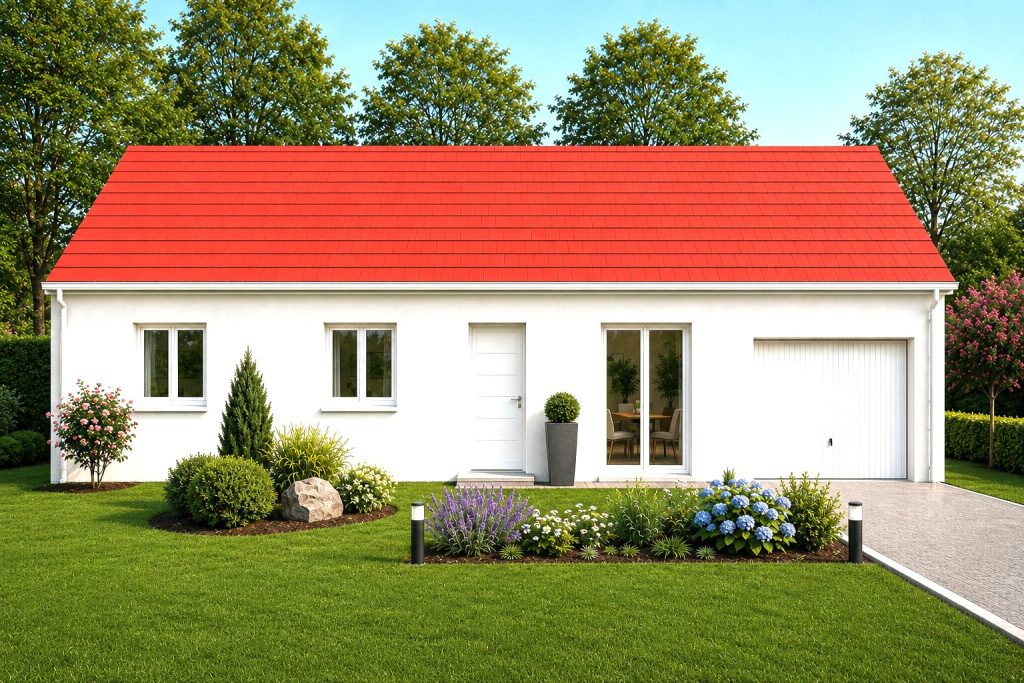 4 chambres – 100 m² + garage 14 m²